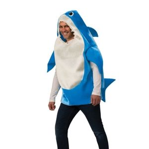 Halloween Baby Shark Daddy Costume Adult New